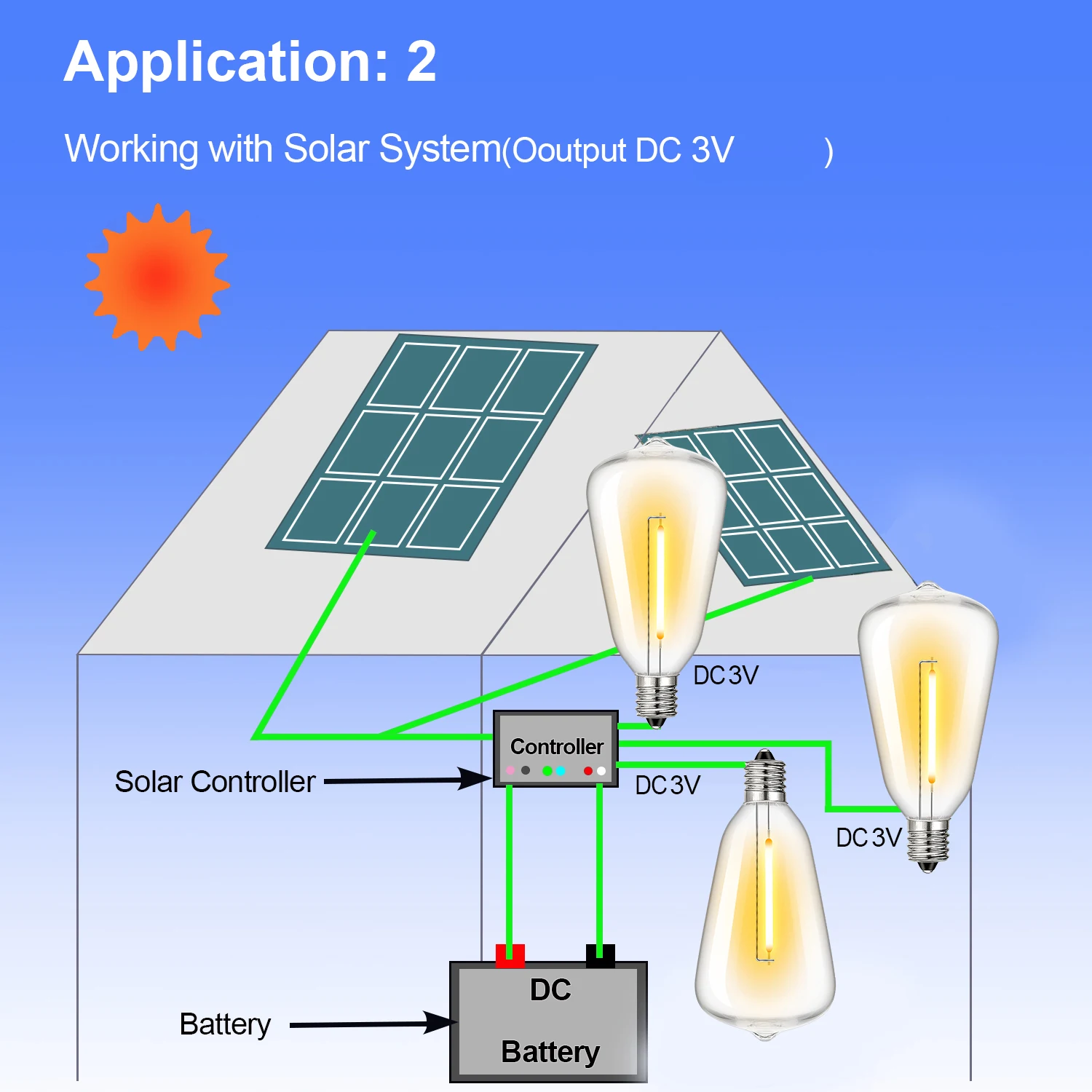 Низковольтные светодиодные фонари ST38 E12 1 Вт постоянного тока 3 В Пластиковые