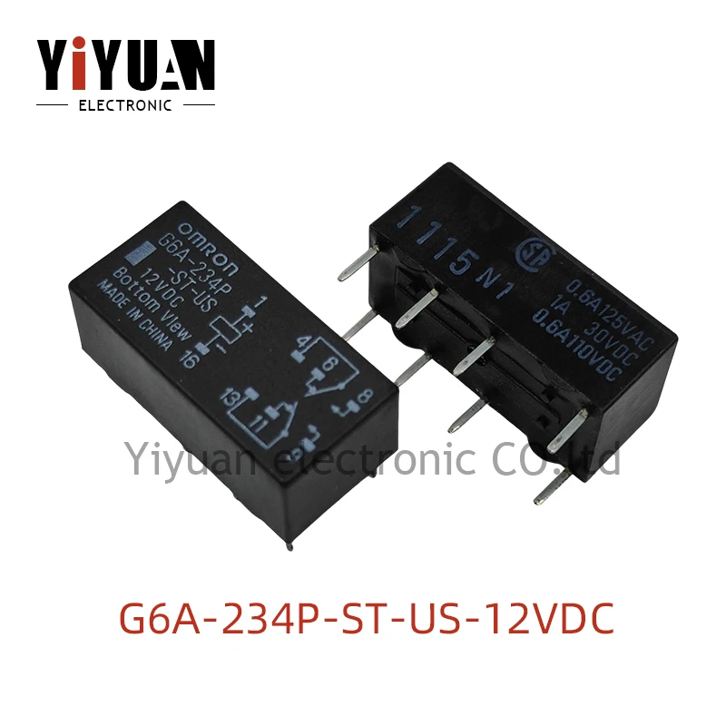 

5PCS NEW G6A 234P ST-US-12VDC Electric relay