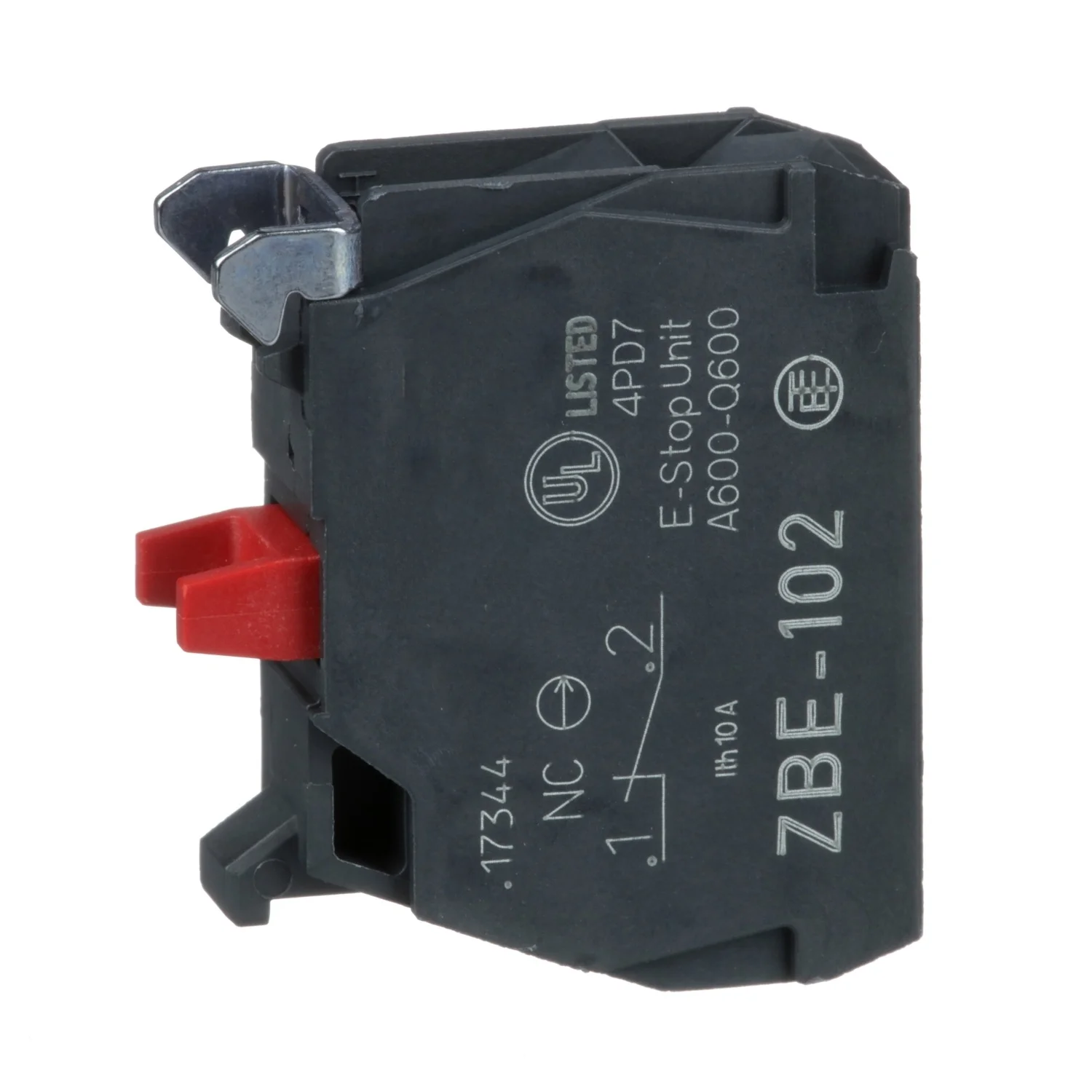 

ZBE-102 ZBE102 одноконтактный блок, серебряный сплав, винтовой зажим, 1 NC