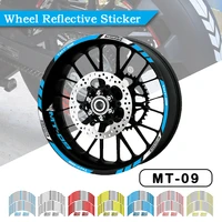 for yamaha mt09tracer fj09 motorcycle accessories front rear wheel tire rim decoration adhesive reflective decal sticker