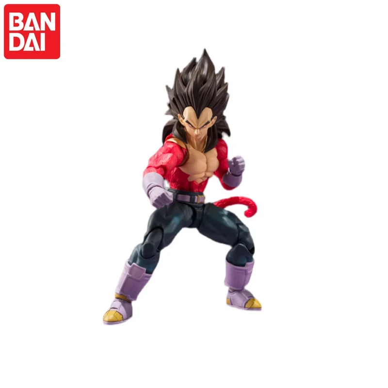 Фото В наличии! 100% оригинальные фигурки Bandai S.H.Figuarts Dragon Ball GT Super Saiyan 4 Vegeta, аниме-фигурки, модели, игрушки, подарки. №5