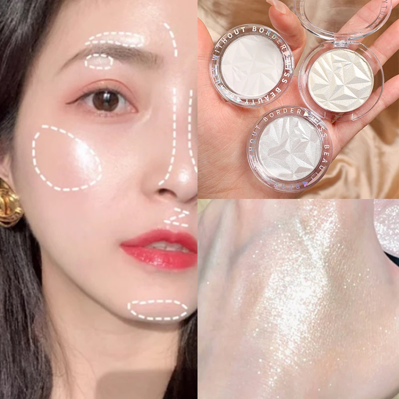 Powder Palette Makeup Long-lasting Glow Face Contour Shimmer