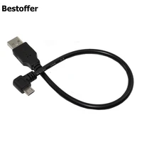 android usb data cable micro 5pin 90%c2%b0angled male to usb 2 0 type a male converter cord for samsunghuaweioppovivo