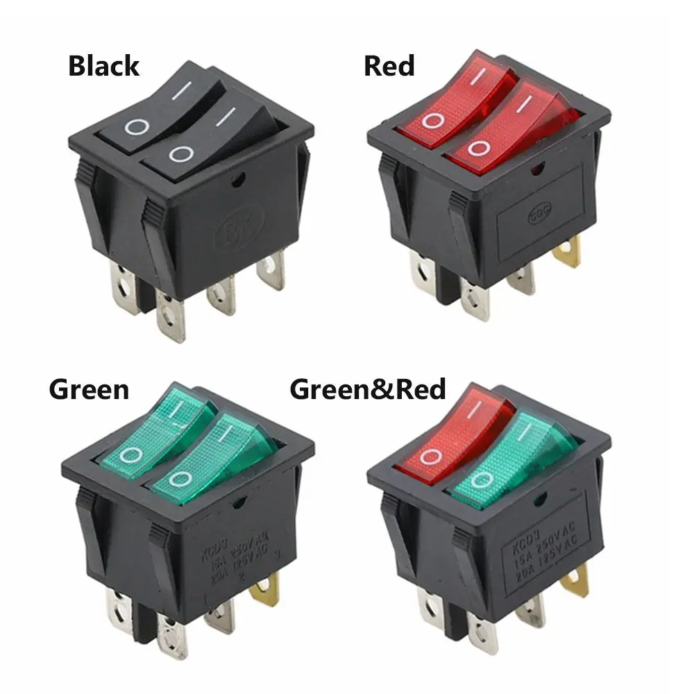 4 шт. водонепроницаемый самосброс светильник кой 2 Позиции двойной клавишный