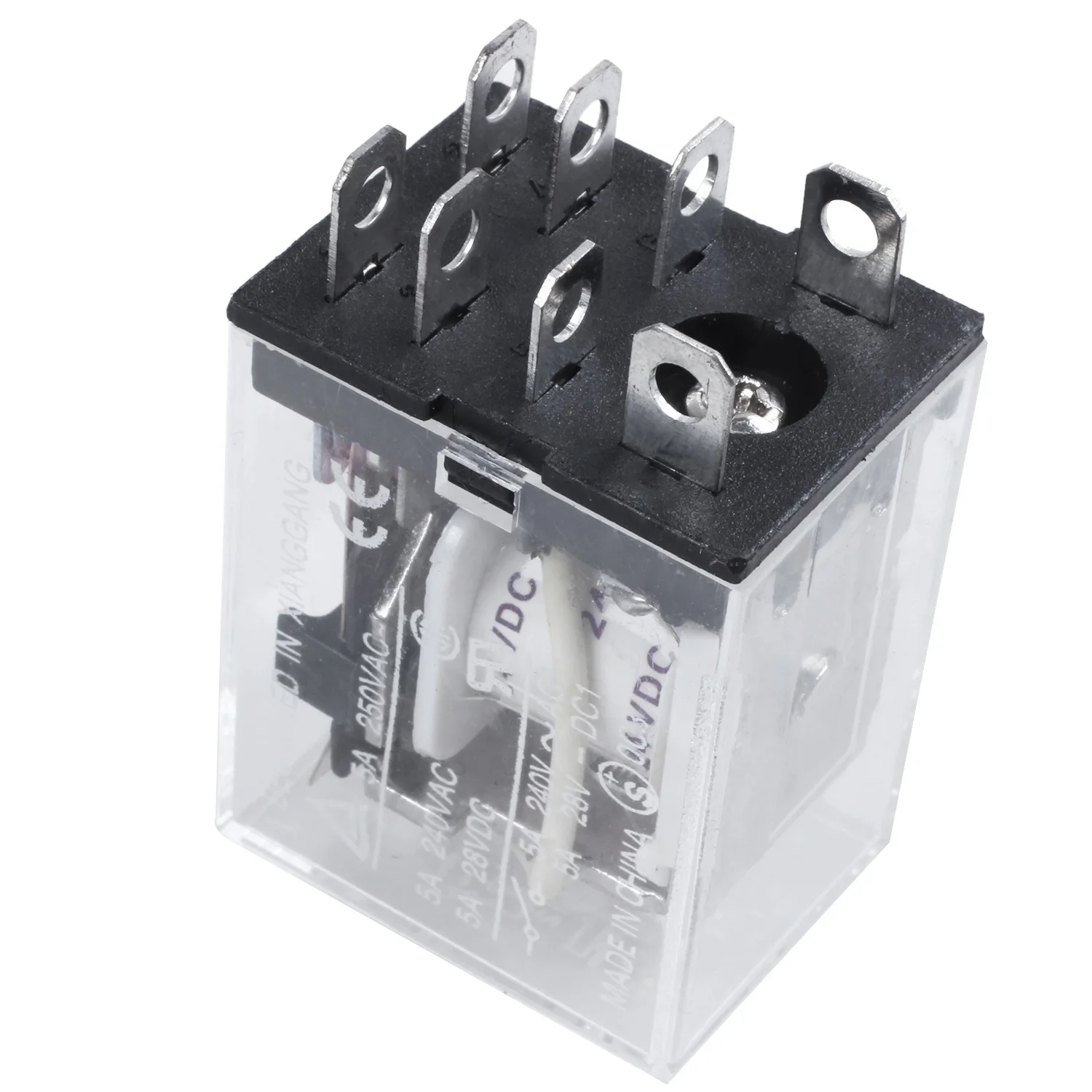 Катушка 12 В постоянного тока 10 А 240 переменного 28 DPDT Электромагнитное реле JQX-13F2Z