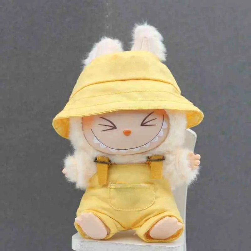 Новая одежда для кукол Labubu V1 V2 поколения повседневные толстовки с принтом модные