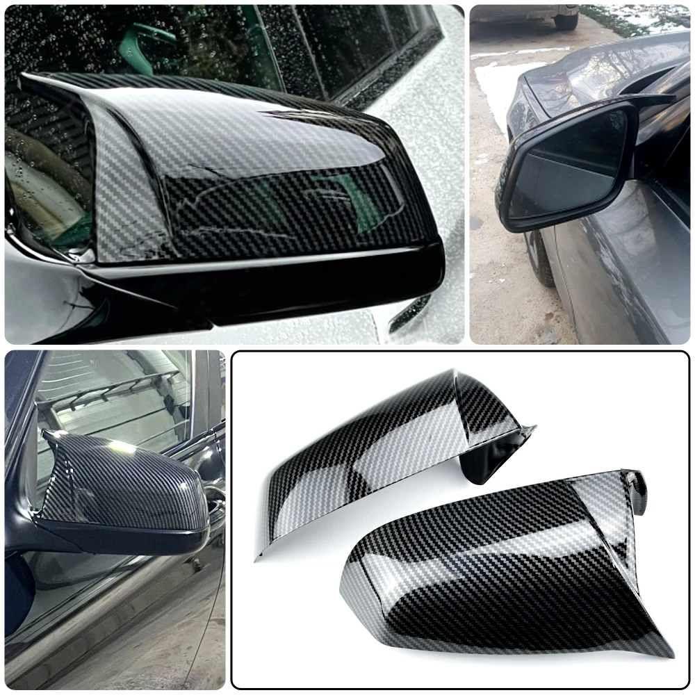 

Side Wing Rearview Mirror Cover Cap For BMW 5 6 7 Series E60 E61 E63 E64 F01 F02 F04 F06 F07 F10 F11 F12 F13 520 525 528 530