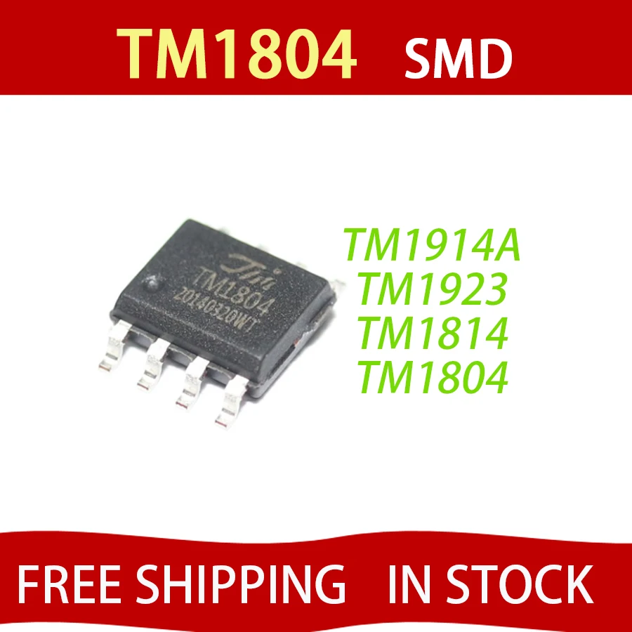 10 шт. новый оригинальный TM1804 1814 1923 1914A SMD SOP8 светодиодный освещение и вождение IC Бесплатная доставка