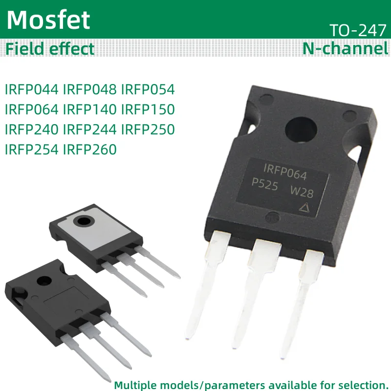 5pcs/lot MOS field-effect TO-247 package IRFP044 IRFP048 IRFP054 IRFP064 IRFP140 IRFP150 IRFP240 IRFP244 IRFP250 IRFP254 IRFP260