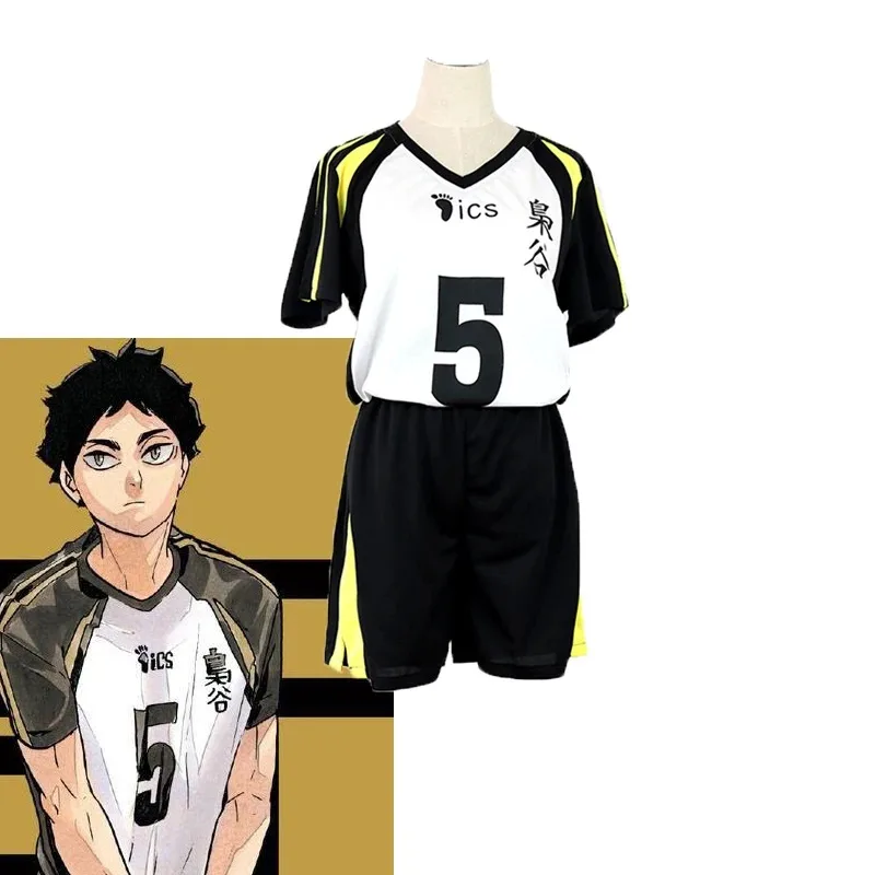 Фото Аниме Fukurodani Bokuto Koutarou для мужчин Akaashi Keiji 2021, женский костюм для косплея, униформа, футболки и пан №3