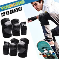 6pcs kids adults knee pads elbow pads wrist guards sports protective gear for skateboarding roller skating cycling bmx bicycle