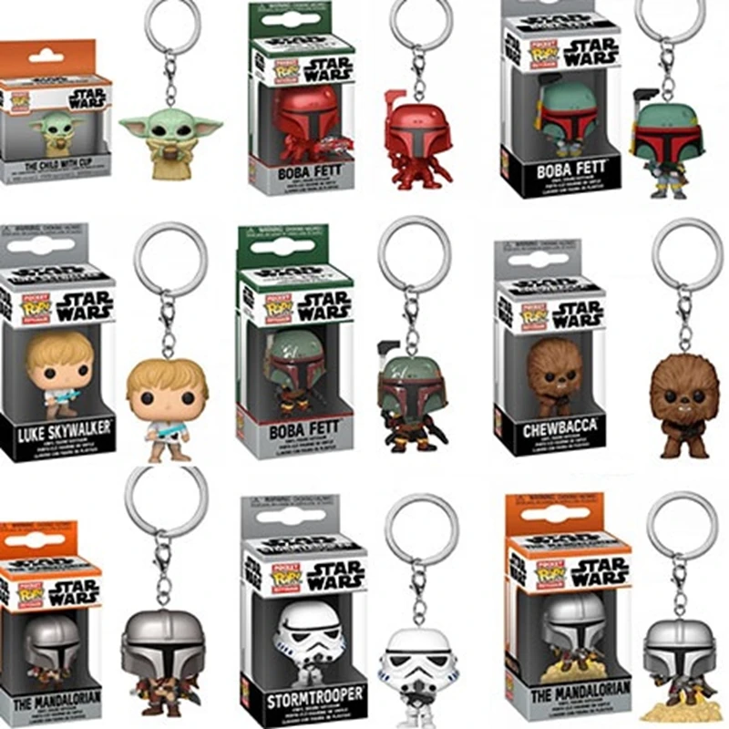 Новинка экшн-фигурка из ПВХ Funko Звездные войны брелок мандалор Дарт Вейдер