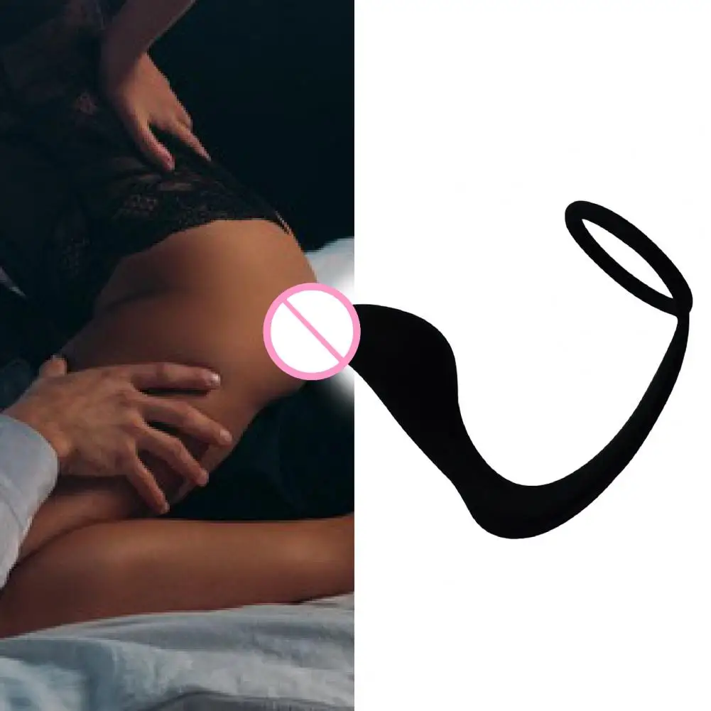 Анальная пробка экологически чистый Анальный вибратор тонкая работа черный