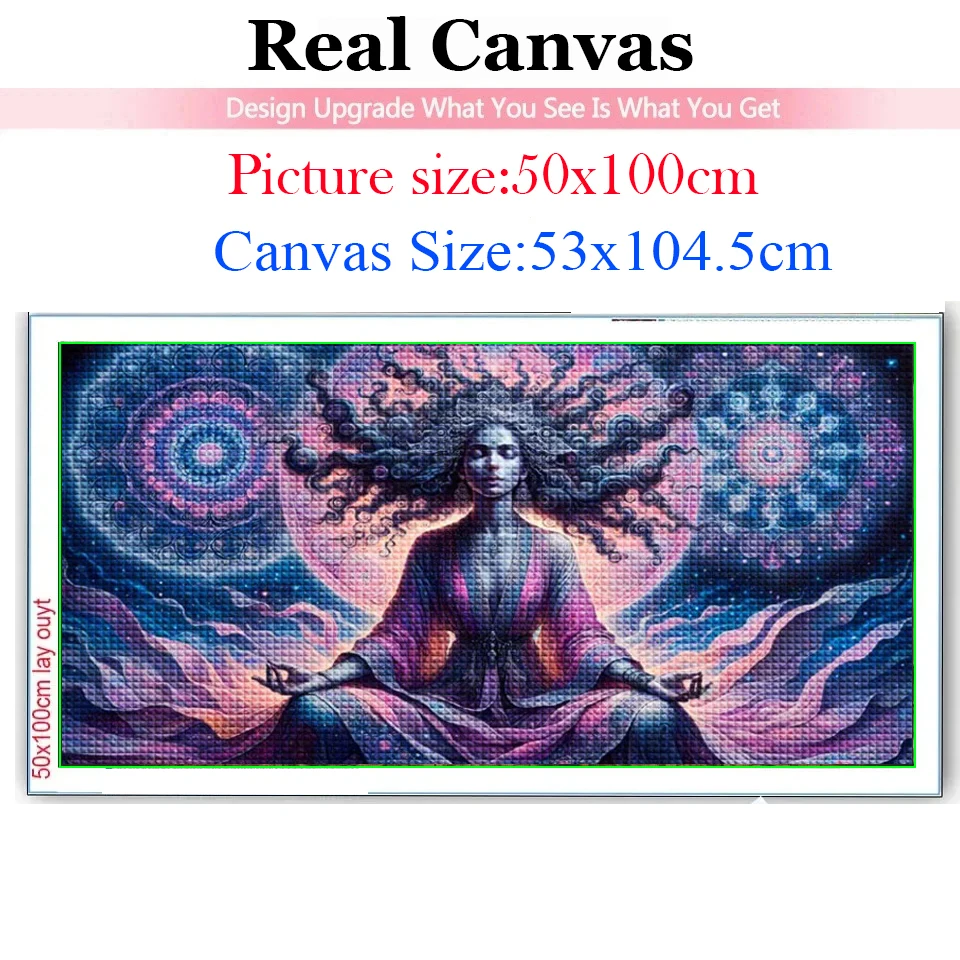 Алмазная живопись Mandala Yoga Meditation RealShining