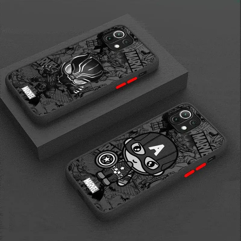 Чехол для телефона с героями мультфильмов Marvel Groot Spiderman Xiaomi Redmi 13C1 2 5G 10C 12C 9 10 9A 9T 9C A1