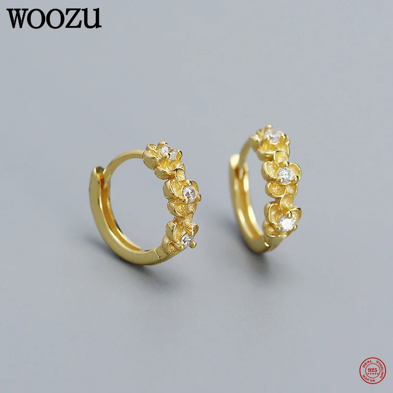 WOOZU 925 Стерлинговое Серебро модная простая элегантная женская свадебная застежка