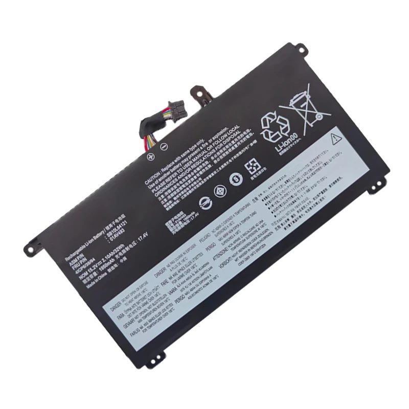 Фото Аккумулятор для ноутбуков Lenovo ThinkPad T570 T580 P52S P51S, артикул 01AV493 SB10L84121, замена батареи P/N SB10L84121 41CP6/38/64 №5