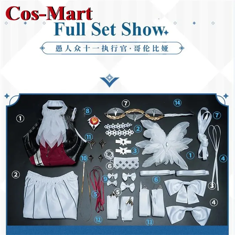 Cos-Mart, горячая игра Genshin Impact Columbina, карнавальный костюм, модная великолепная боевая форма, одежда для ролевых игр и вечеринок (art.: 3920d024183ce) - 3920d024183ce