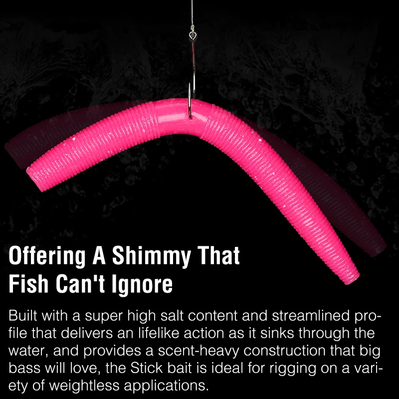 Силиконовые приманки TSURINOYA рыболовная Мягкая приманка червь Реалистичная 105 мм 7 5