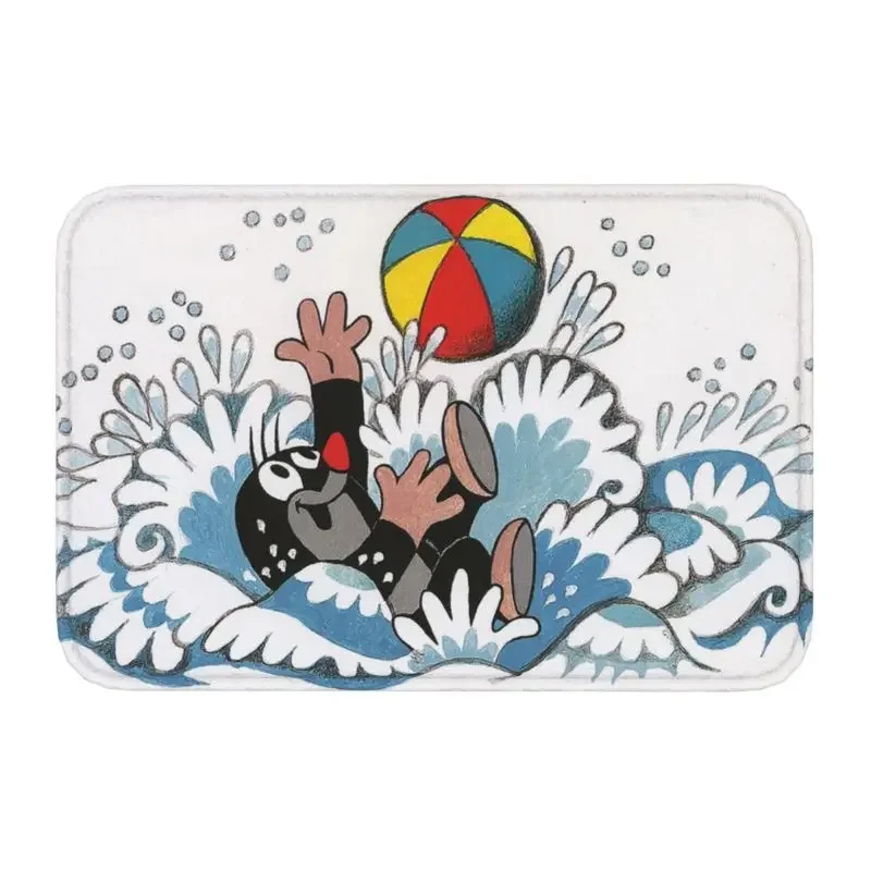 Забавный Противоскользящий коврик для двери и пола в виде Кротов