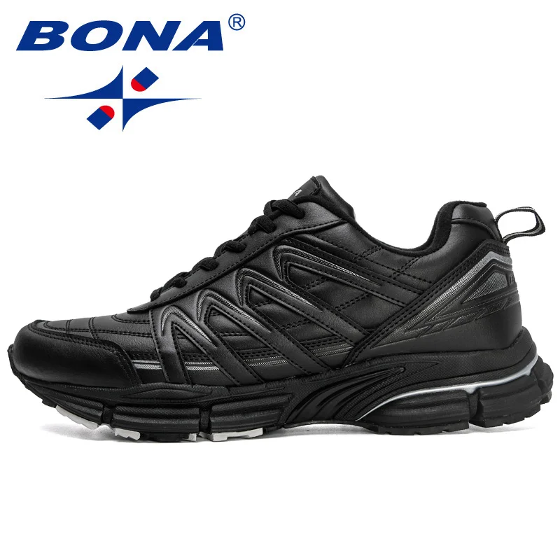 BONA 2022 New Designers Classics Running Shoes Men Fashion Casual Sneakers Man Athletic Sport Shoes Walking Footwear Mansculino