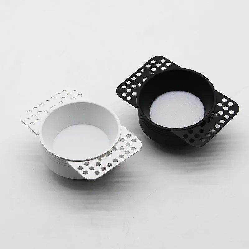 Приглушаемая безрамочная Антибликовая круглая осветительная лампа 7 Вт 9 10 12 15 18