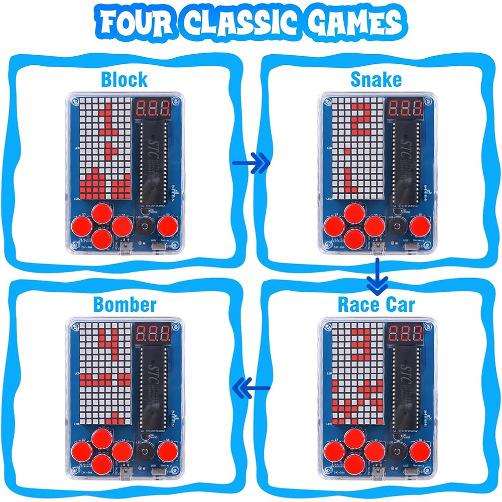 Электронный игровой набор для пайки