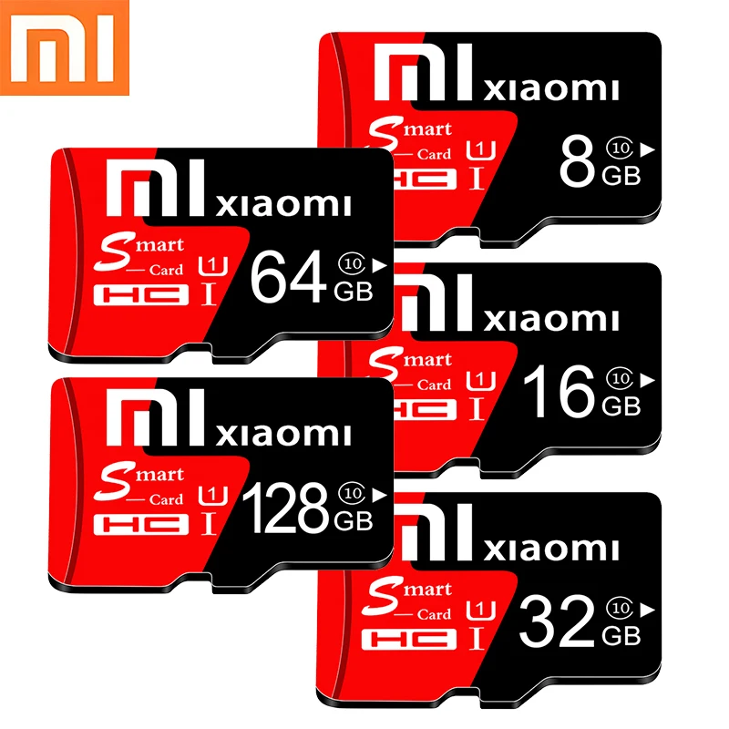 

Карта памяти Xiaomi Micro SD 32 Гб 64 ГБ, карта памяти TF, высокоскоростные водонепроницаемые карты MicroSD 128 ГБ 256 ГБ 512 ГБ 4K для смартфона, камеры
