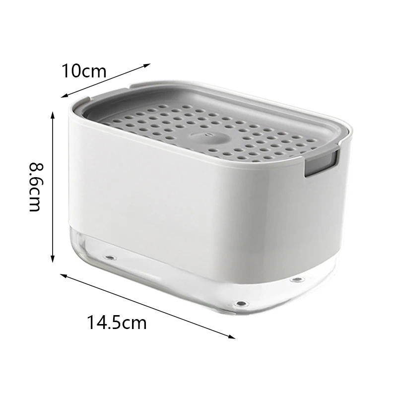 

Автоматический дозатор мыла с держателем для губки из алюминиевого сплава