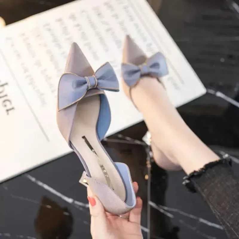 

Женские модные туфли-лодочки на шпильке, удобные летние офисные туфли без застежек, модель C1129 на весну и лето