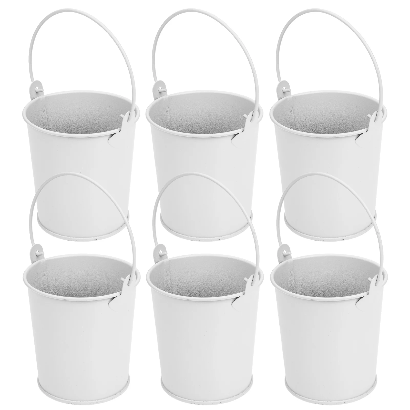 

Flower Pot Planter Bucket Vase Buckets Iron Metal Mini Miniature Galvanized Small Rustic Tin Farmhouse Frenchflowerpot Country