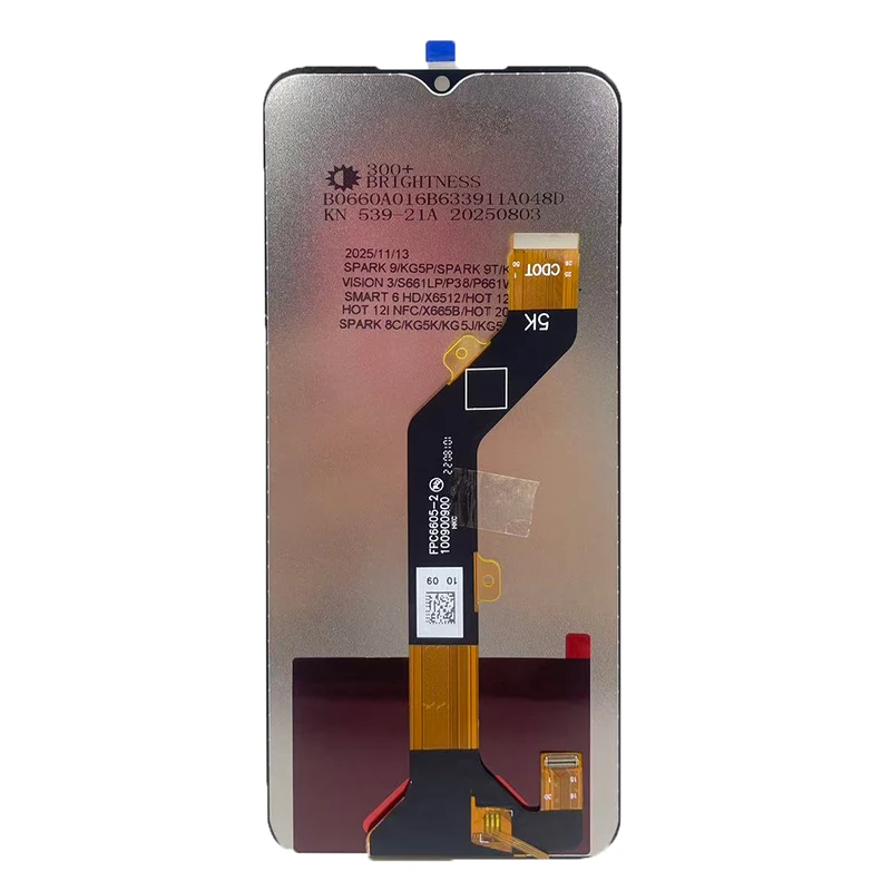 Фото Дисплей LCD и сенсорный экран (тачскрин) в сборе для Tecno Pova 4 (LG7N), запчасти для замены №2