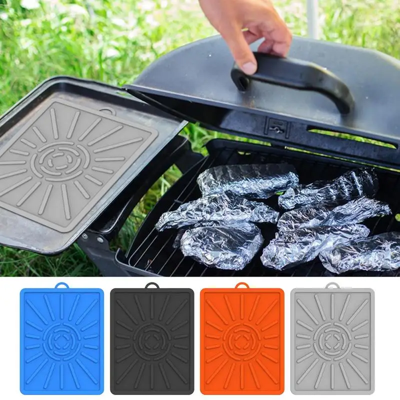 

Silicone Griddle Mat Non-Stick Heat Resistant Protective Grilling Pad Kitchen Supplies For Barbecue Cooking Grill Refrigerator