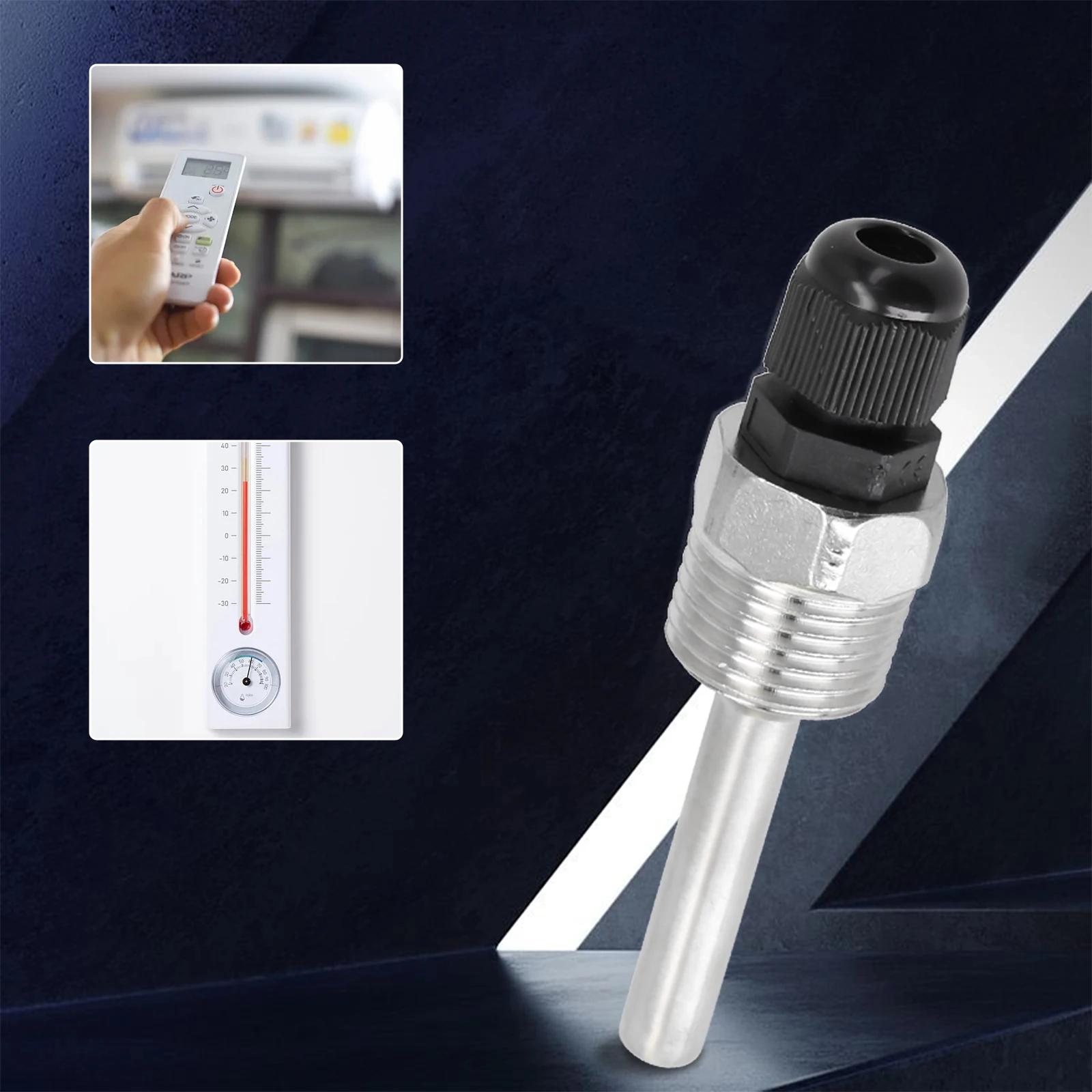 30-200 мм Thermowell 304 нержавеющая сталь 1/2 для резьбы BSP G датчика температуры Quick Fit Tool