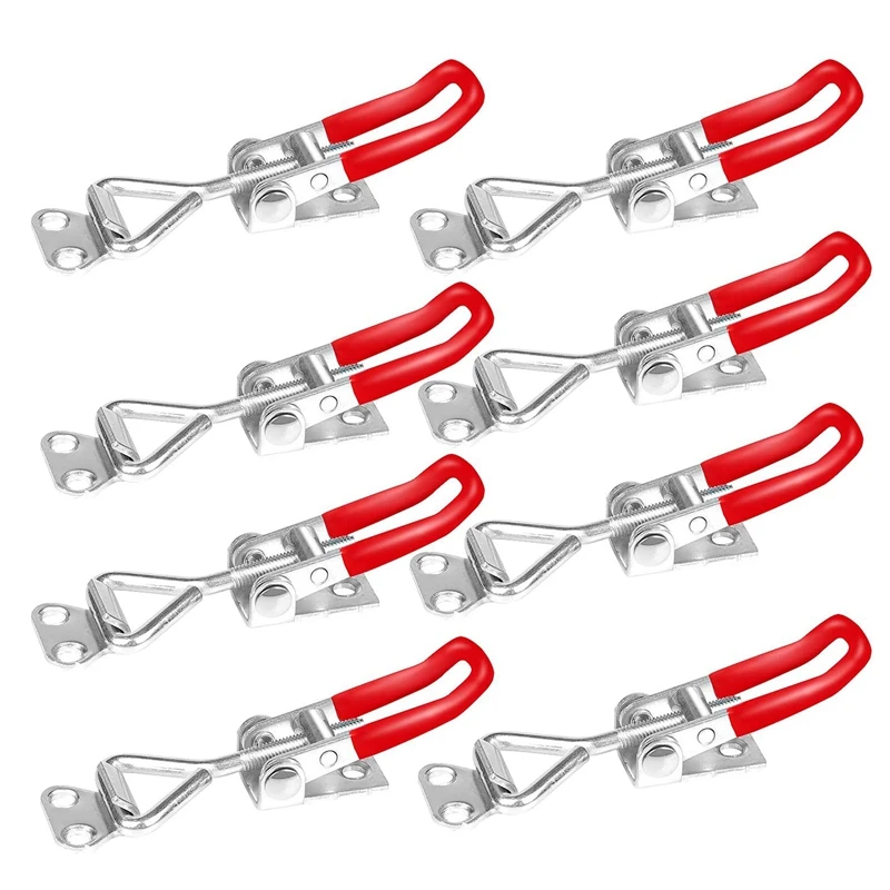 

Toggle Catch Latches Adjustable Cabinet Boxes Case Chest Catches Metal Toggle Clamp Latch Hasp 100KG Holding Capacity