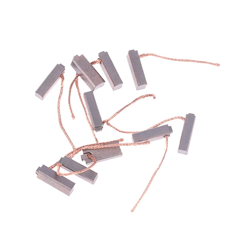 10 шт. 5*7*19 мм медный Электрический генератор, карбоновые щетки, автомобильный генератор переменного тока, электроинструменты, автомобильный регулятор, низкая медь