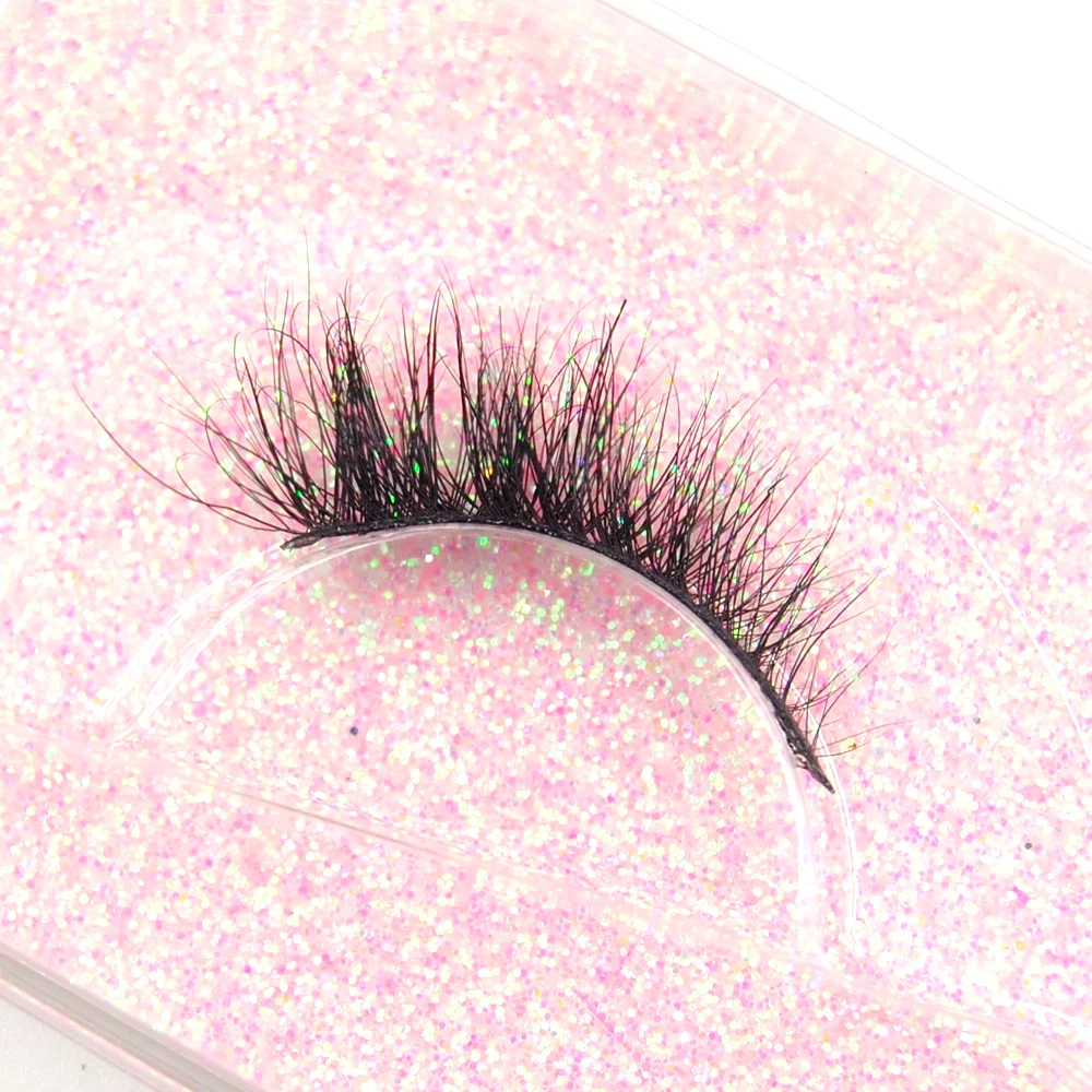 Goodobe 3D Настоящие норковые полунакладные ресницы Натуральные мягкие короткие