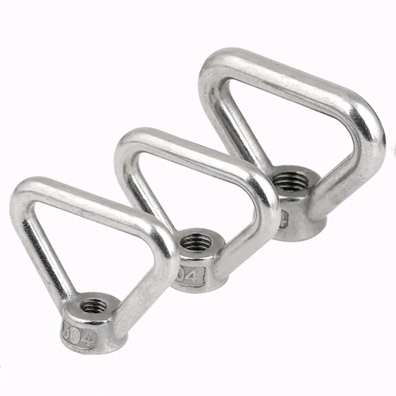 

1Pcs Grade 8 304 Stainless Steel Triangle Nuts Fastener M8 M10 M12 M14 M16 M20 M24 Triangle Lifting Nut Trapezoid Bolts