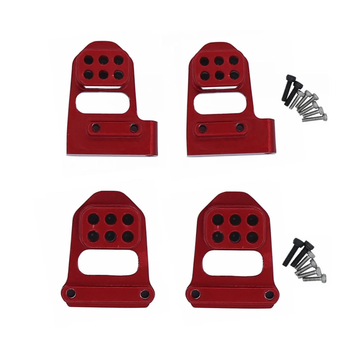 

4Pcs Metal Front and Rear Shock Mounts 9726 for TRX4M -4M 1/18 RC Crawler Car Upgrades Parts Accessories,1