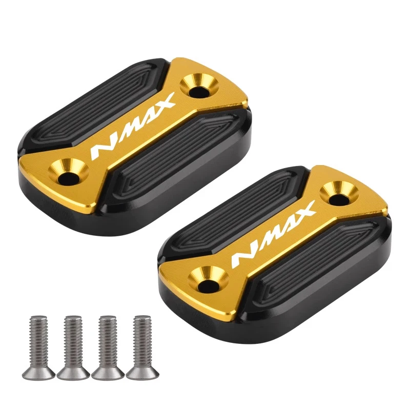 Фото NMAX 125 155, крышка тормозной жидкости, подходит для YAMAHA NMAX 125 NMAX 155 2015-2023, аксессуары для мотоциклов, крышка тормозного масляного насоса из алюминиевого сплава №2
