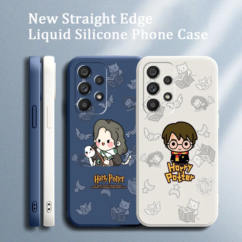 

Liquid Rope Capa Cute Potters Ring Harries Art Phone Case For Samsung Note 20 10 Plus Ultra A22 A12 A71 A51 A31 A21S A50 A23 5G
