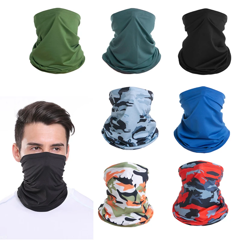 

Bandana High Elastic Seamless Bandana Buff Gaiter Headband Balaclava Scarf Neck Warmer Tube Hiking Cycling Face Head Wrap Cover