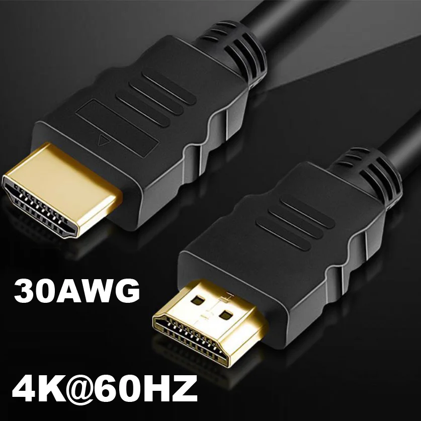 

0.3M-10M HD 4K@60HZ V1.4 TPU HD 1080P 30AWG Compatible HDMI TO HDMI Male to Male Cable For Tablet PC TV Camera HDTV Projector