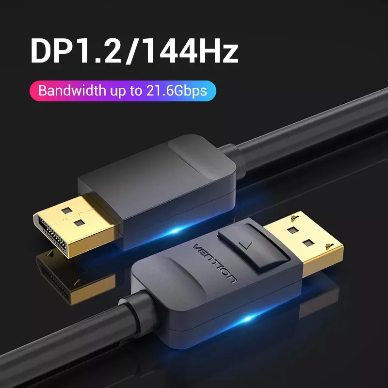 

DisplayPort 1.2 Cable 4K HD 144Hz 21.6Gbps Display Port Adapter for Video Laptop HDTV DisplayPort to DisplayPort cable