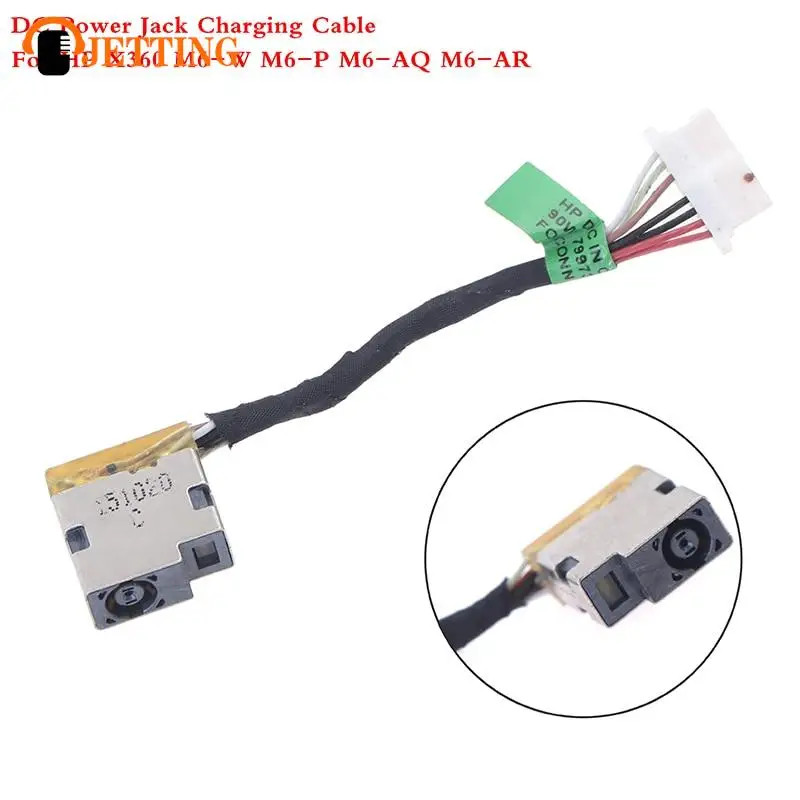 Orinal Laptop DC Power Jack With Cable for HP Envy X360 M6-W Pavilion X360 13-S 807522-001 809824-001 799735-F51 S51 T51