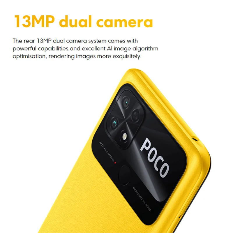 In Stock POCO C40 Global Version Smartphone 32GB / 64GB 6000mAh battery 6.71” Display JLQ JR510 Octa-core CPU 13MP Camera