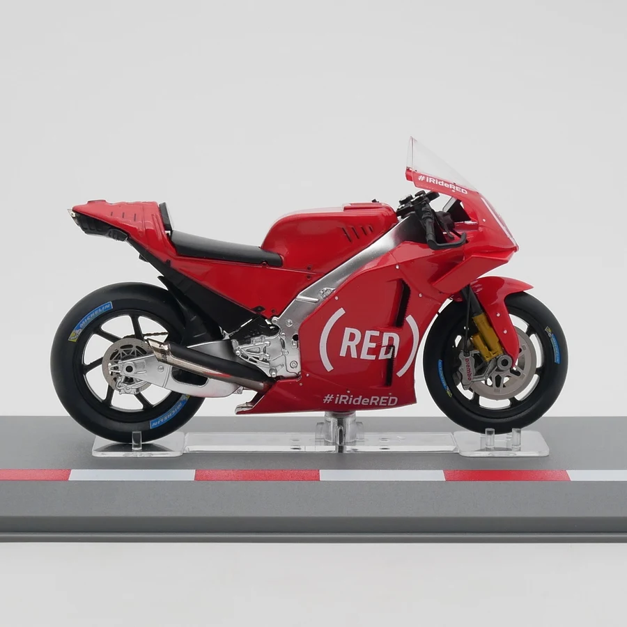Фото Коллекционная модель мотоцикла Ixo 1:18 Moto GP 2019 Aprilia из литого металла, сувенир, украшение для витрины, подарок №5