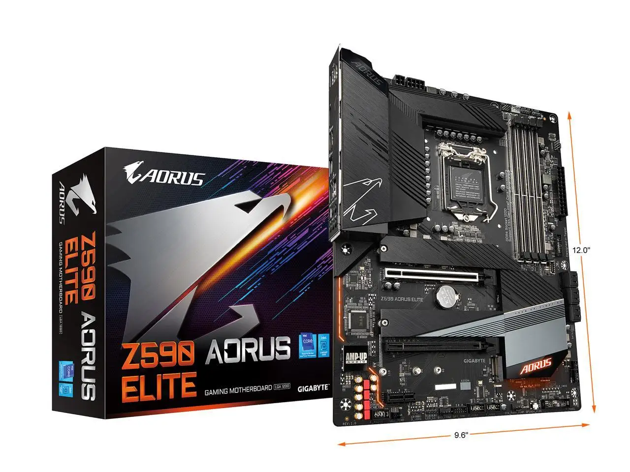 

For GIGABYTE Z590 AORUS ELITE DDR4 Mainboard Socket LGA 1200 Support 10th 11th Gen CPU PCI-E 4.0 128GB Desktop Intel Z590 DDR4