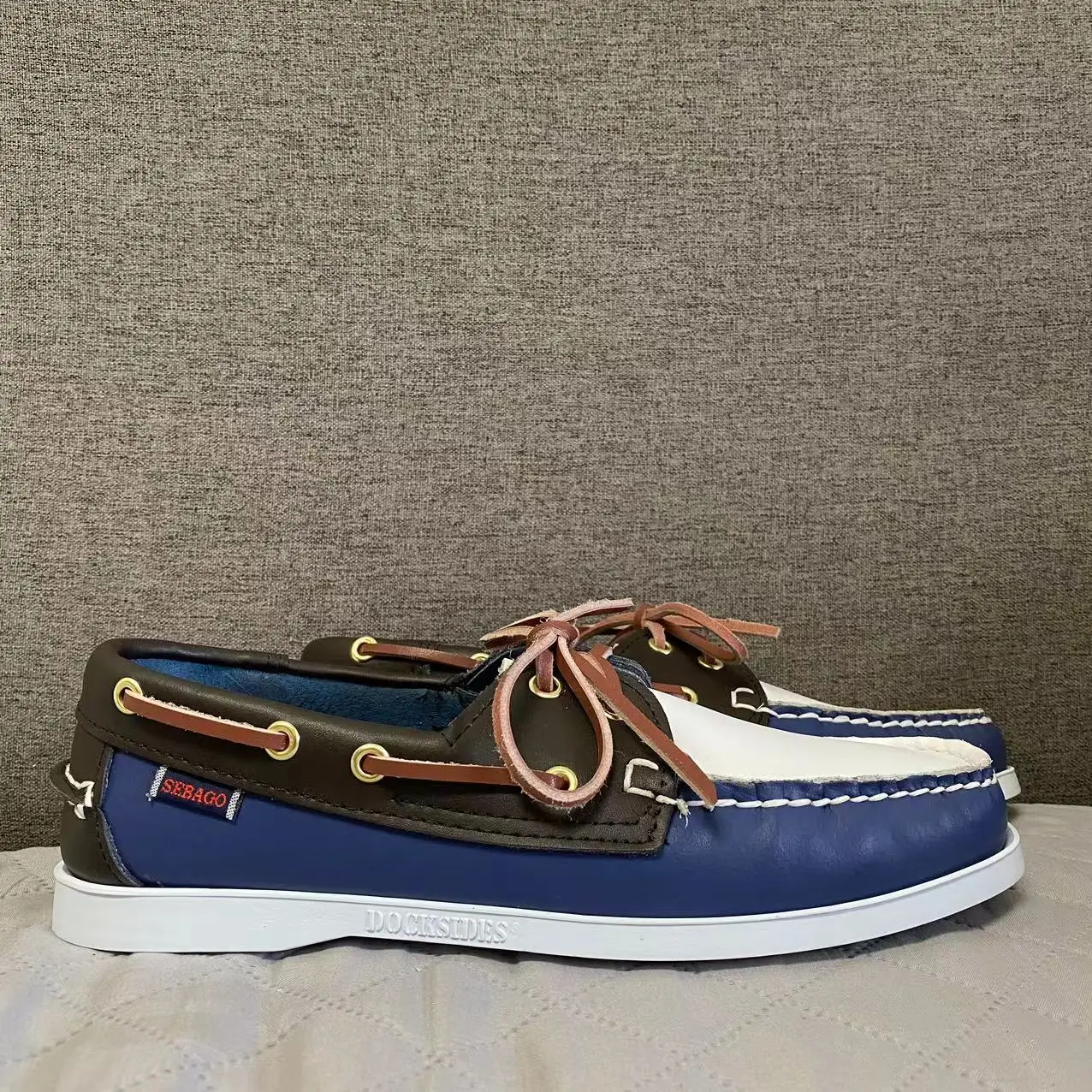 Аутентичные мужские туфли seбаго Homme Docksides-Премиум Натуральная кожа Moc носок