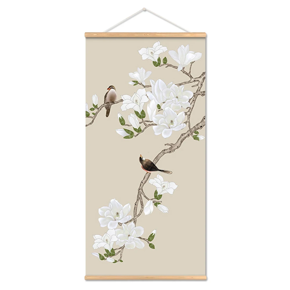 

Художественный постер "Китайский цветок лотоса" AsenArt на холсте